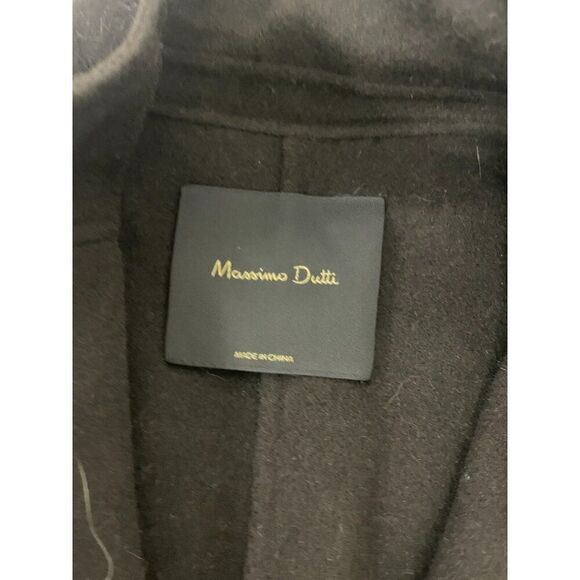 Massimo Dutti Womens Short Jacket Blazer S Small Brown Wool blend 6444/764 NWT - Picture 9 of 12